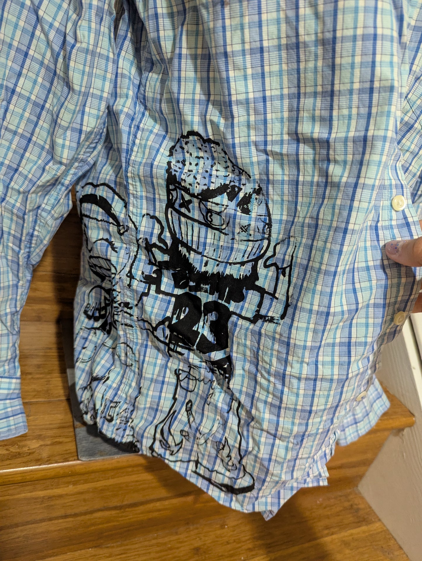 Blue Dress Shirt - S